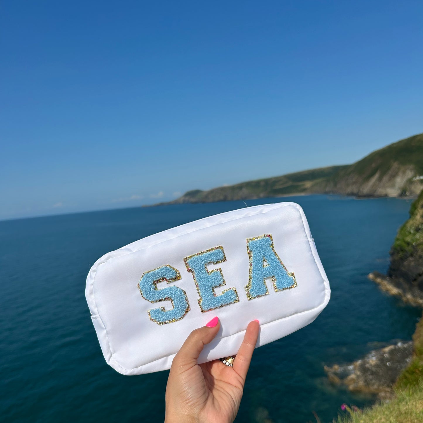 Small Travel Pouch - Personalised Nylon