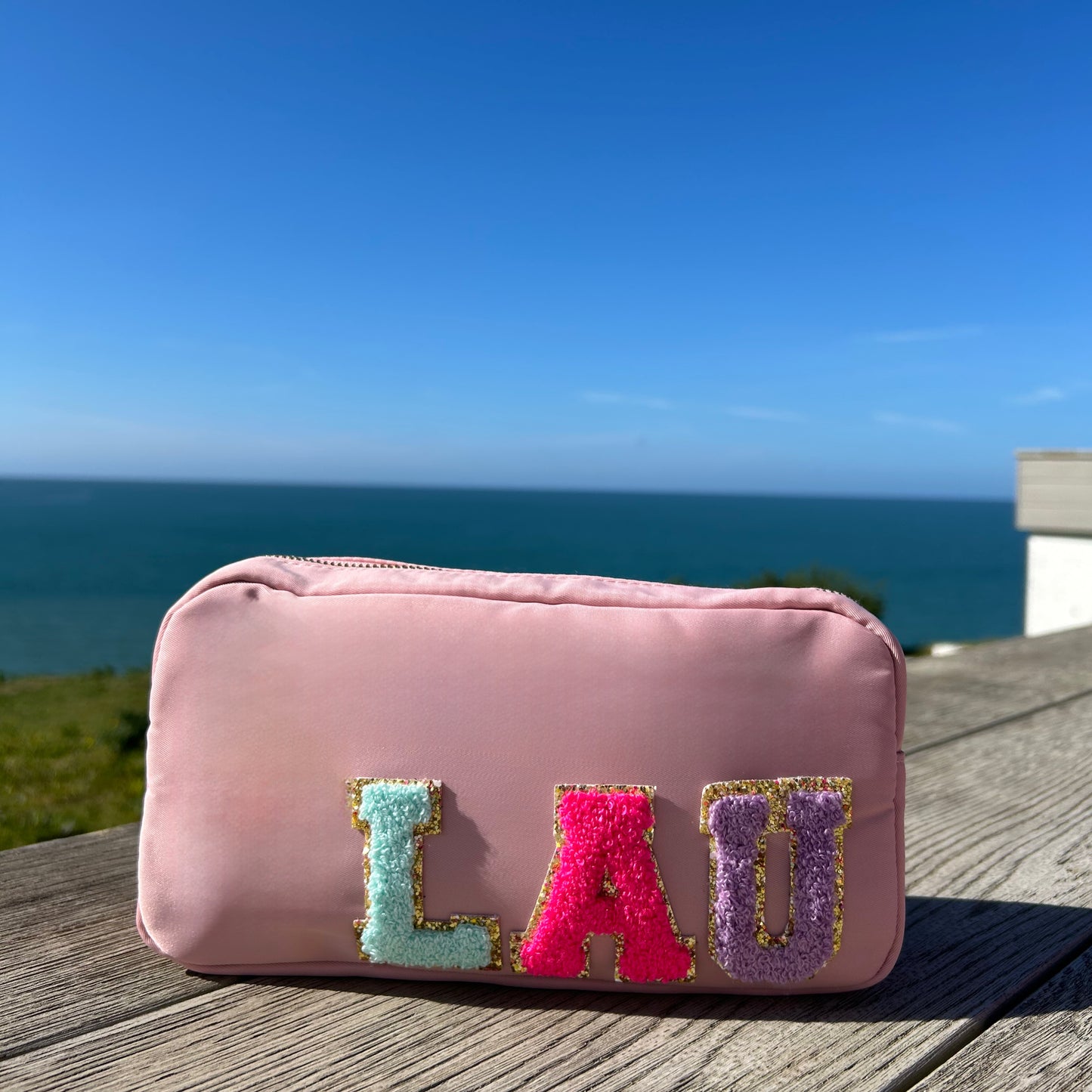 Small Travel Pouch - Personalised Nylon