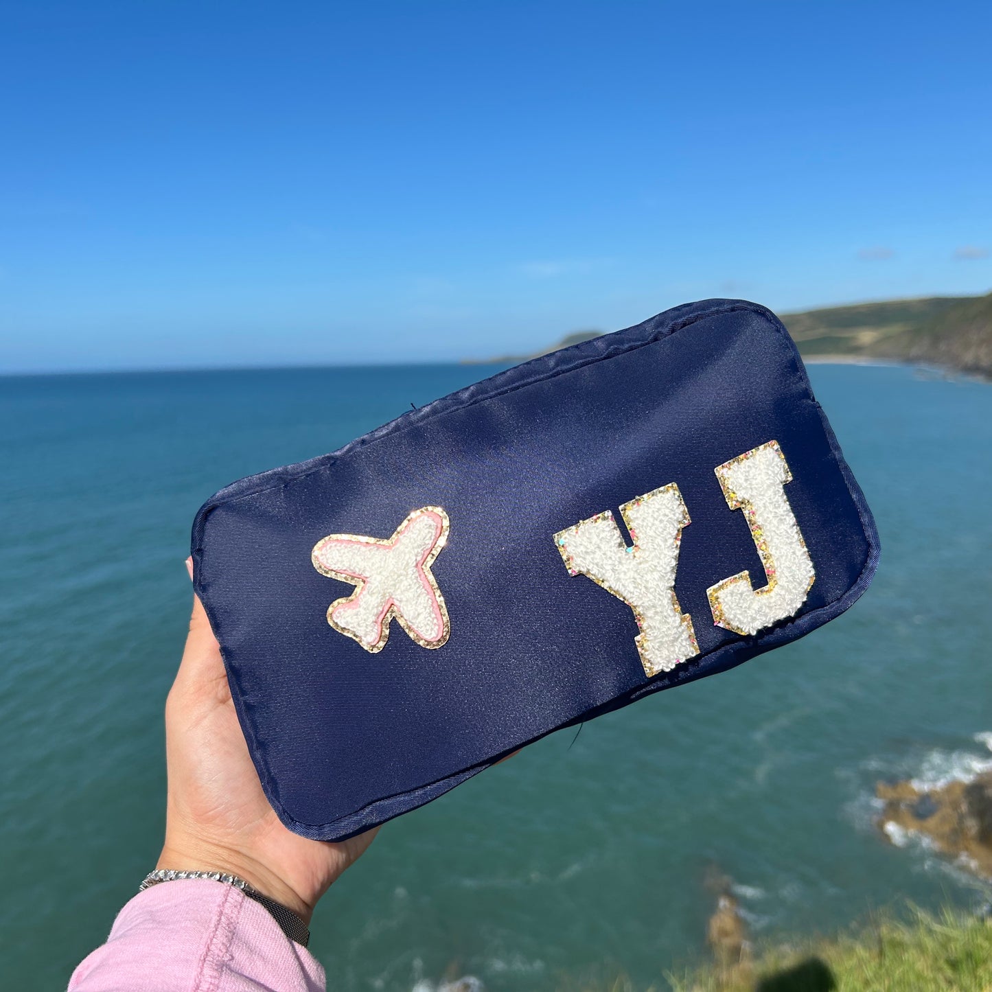 Small Travel Pouch - Personalised Nylon