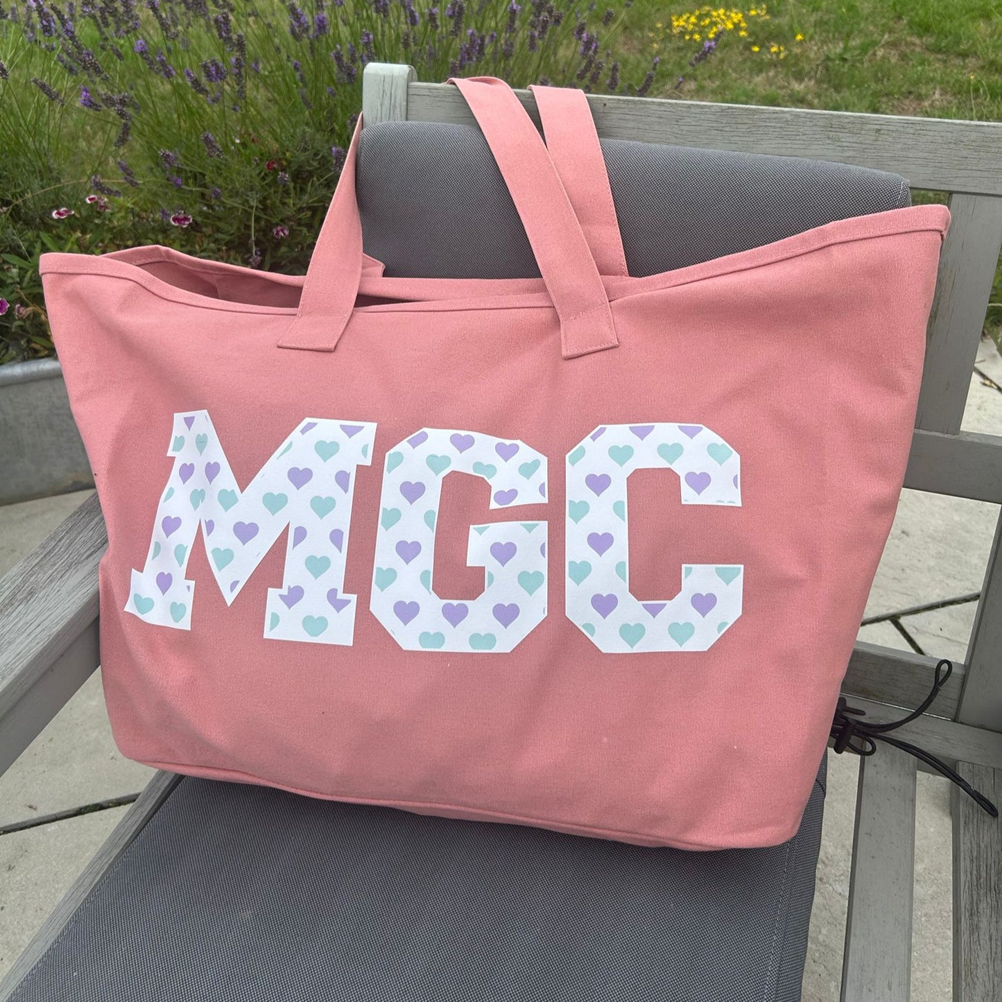 Personalised Maxi Tote Weekend Bag
