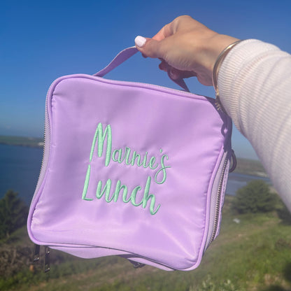 Personalised Lunch Bag – Custom Embroidered or Patch Design