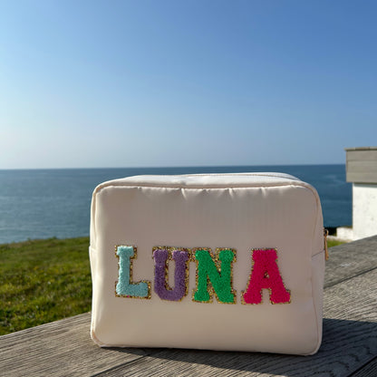 Large Travel Pouch – Personalised Nylon