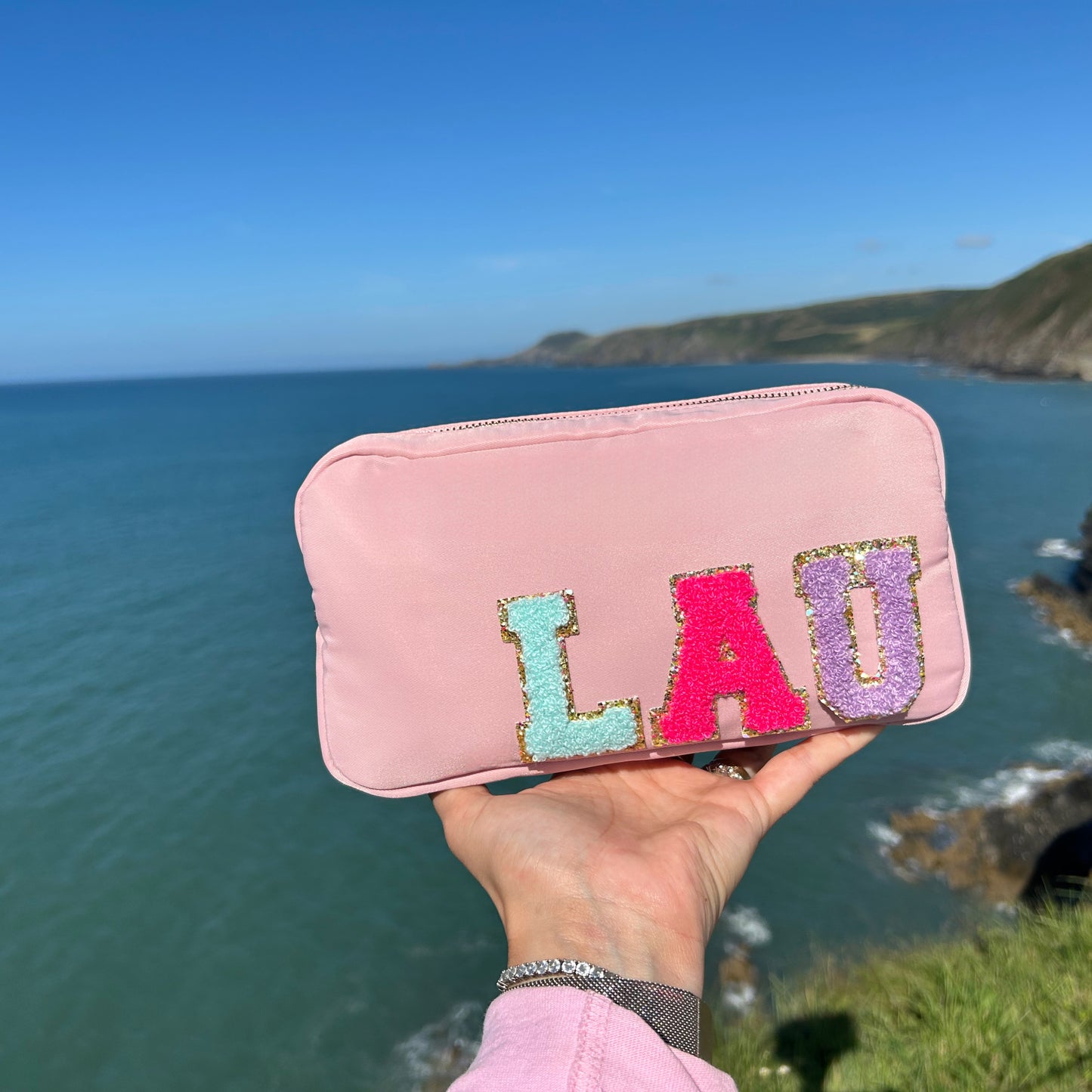 Medium Travel Pouch - Personalised Nylon