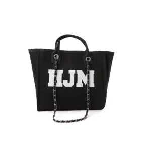 Personalised Cabin Tote Bag – Medium – Black