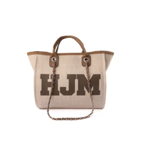 Personalised Cabin Tote Bag – Medium – Brown
