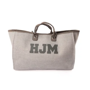 Personalised Cabin Tote Bag – Large – Grey