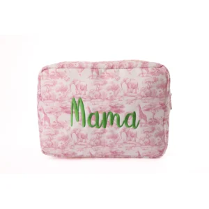 Large Safari Embroidery Pouch