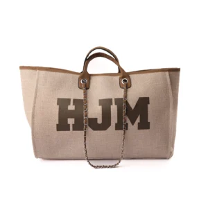 Personalised Cabin Tote Bag – Large – Brown