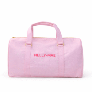 Personalised Embroidered Duffle Bag - Baby Pink